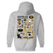 Grambling State Tigers GSU Hand Sketched Artwork Cotton Fleece Women Hoodie - Vive La Fête - Online Apparel Store