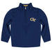 Georgia Tech Yellow Jackets Vive La Fete Game Day Solid Gold Quarter Zip Pullover Sleeves