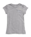 Georgia Tech Yellow Jackets Hand Sketched Vive La Fete Impressions Artwork Grey Girls Cotton Short Sleeve Tee