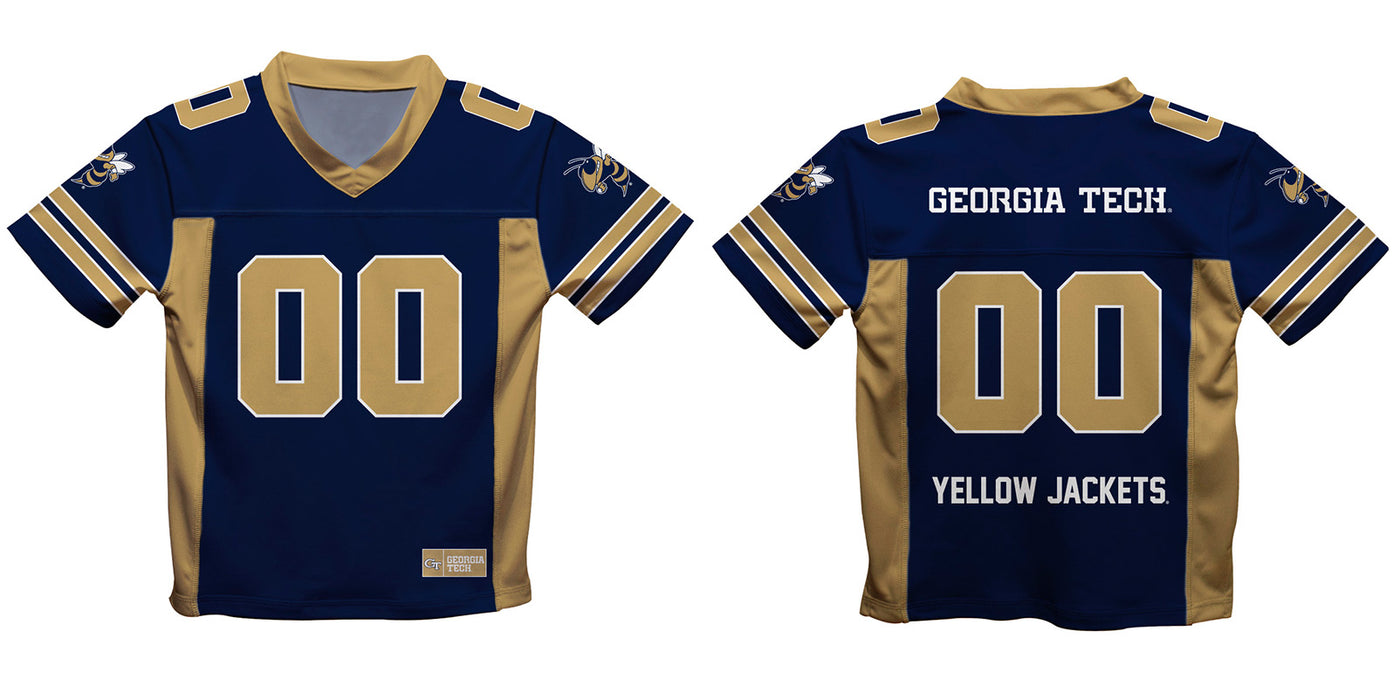 Georgia Tech Yellow Jackets Vive La Fete Game Day Blue Boys Fashion Football T-Shirt - Vive La Fête - Online Apparel Store