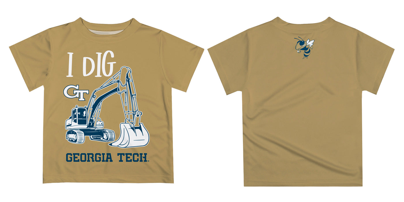 Georgia Tech Yellow Jackets Vive La Fete Boys Game Day Gold Short Sleeve Tee - Vive La Fête - Online Apparel Store