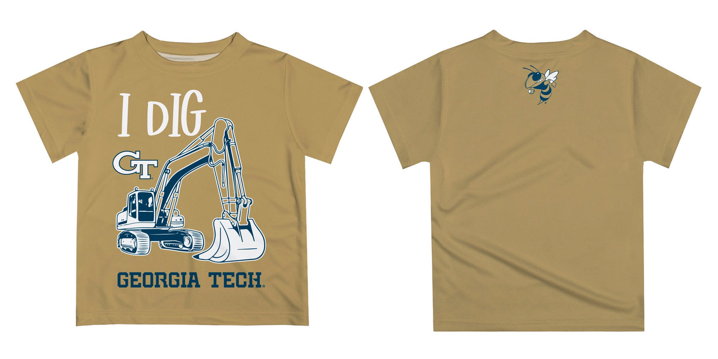 Georgia Tech Yellow Jackets Vive La Fete Boys Game Day Gold Short Sleeve Tee - Vive La Fête - Online Apparel Store