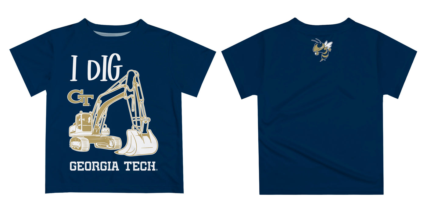 Georgia Tech Yellow Jackets Vive La Fete Boys Game Day Gold Short Sleeve Tee - Vive La Fête - Online Apparel Store
