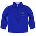 Grand Valley State Lakers  Vive La Fete Game Day Solid Blue Quarter Zip Pullover Sleeves