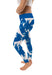 Grand Valley State Lakers  Vive La Fete Paint Brush Logo on Waist Women Blue Yoga Leggings - Vive La Fête - Online Apparel Store