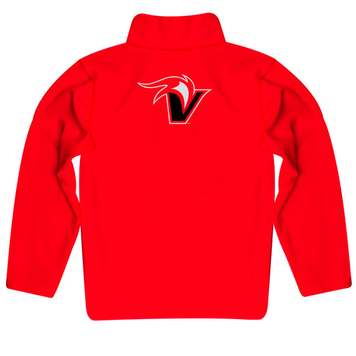 Hawaii Hilo Vulcans Vive La Fete Game Day Solid Red Quarter Zip Pullover Sleeves - Vive La Fête - Online Apparel Store