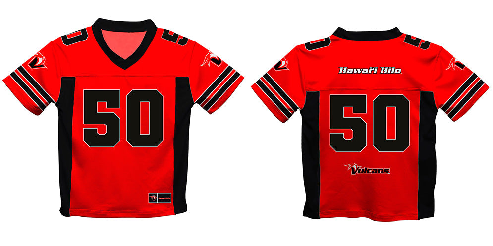 Hawaii Hilo Vulcans Vive La Fete Game Day Red Boys Fashion Football T-Shirt - Vive La Fête - Online Apparel Store