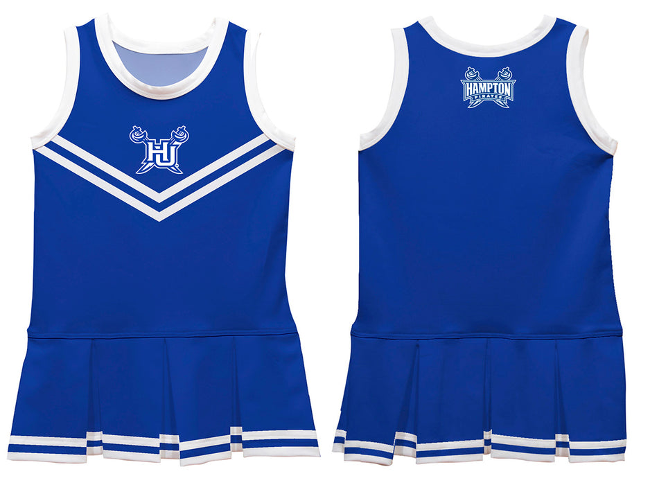 Hampton University Pirates Vive La Fete Game Day Blue Sleeveless Cheerleader Dress - Vive La Fête - Online Apparel Store