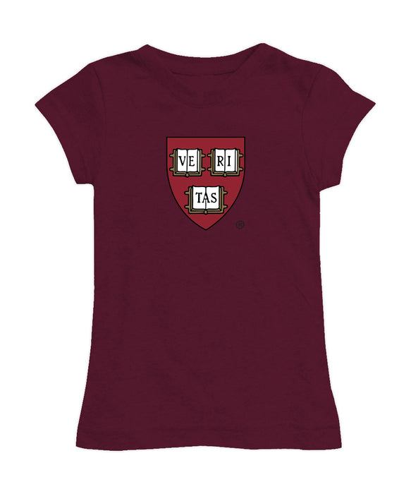 Harvard Crimson Girl´s Fitted Cotton T-shirt