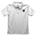 Harvard University Embroidered White Short Sleeve Polo Box Shirt