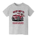 Harvard Crimson Vive La Fete On My Way Monster Truck Heather Grey Cotton Short Sleeve Tee