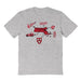 Harvard Crimson Hand Sketched Vive La Fete Impressions Icones Kids Grey T-shirt