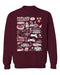 Harvard Crimson Vive La Fete Impressions Red Cotton Crewneck Sweatshirt for Women