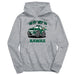 Hawaii Rainbow Warriors On My Way Monster Truck Heather Grey Cotton Youth Hoodie