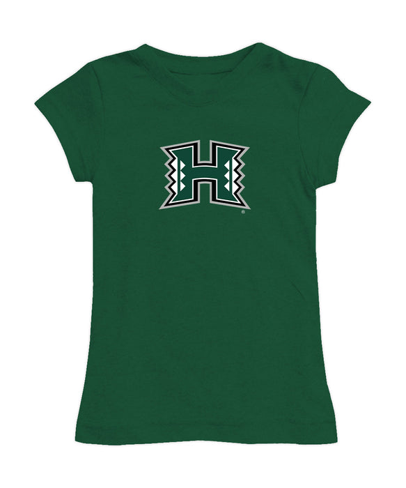 Hawaii Rainbow Warriors Girl´s Fitted Cotton T-shirt