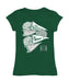 Hawaii Rainbow Warriors Girl´s Fitted Cotton T-shirt Green