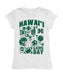 Hawaii Rainbow Warriors Girl´s Fitted Cotton T-shirt White