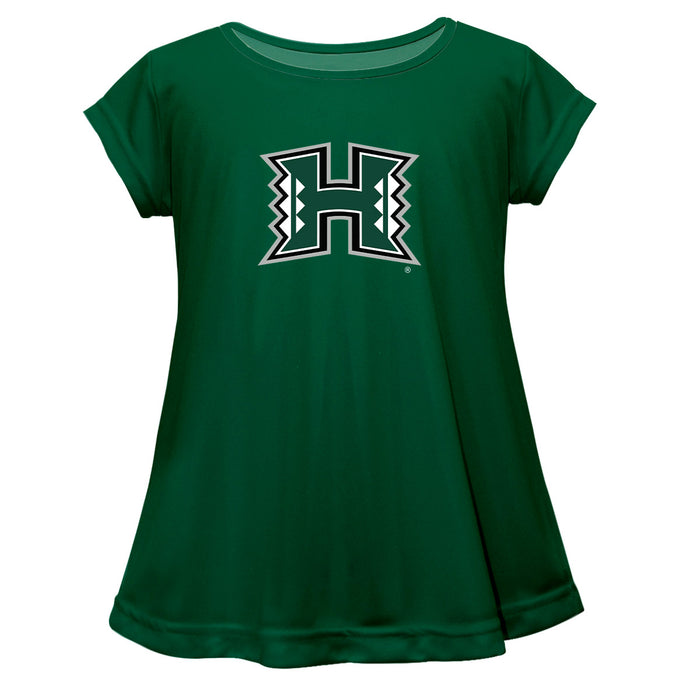 Hawaii Rainbow Warriors Short Sleeve Youth Cotton Top