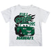 Hawaii Rainbow Warriors Vive La Fete Toy Racing Car Boys Game Day White Short Sleeve Tee