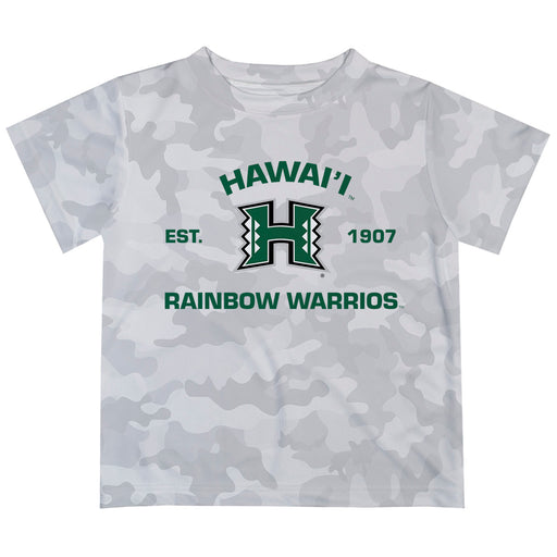Hawaii Rainbow Warriors Vive La Fete Light Grey Camo T-Shirt