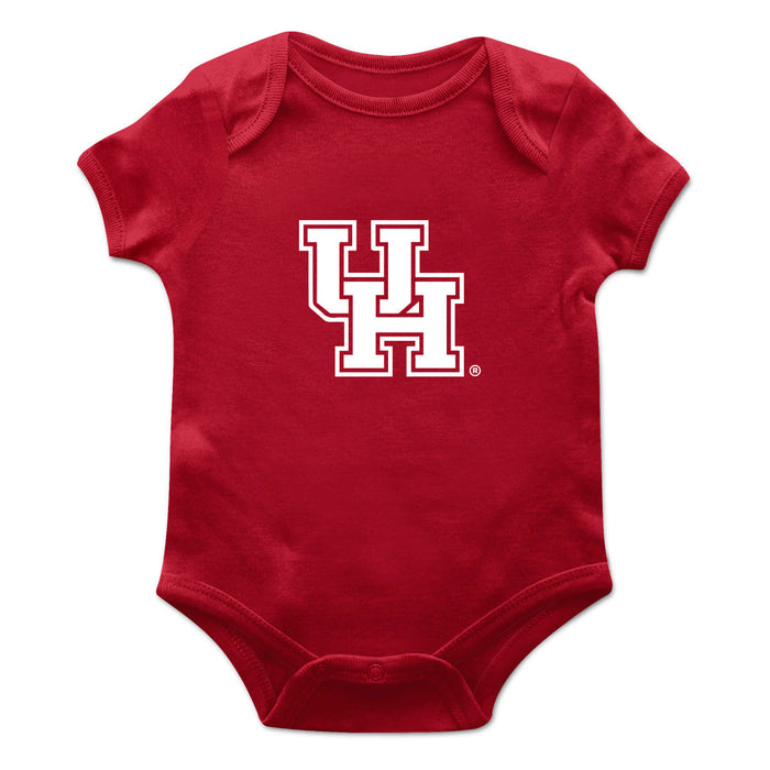 Houston Cougars Cotton Short Sleeve Bodysuit Red