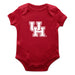 Houston Cougars Cotton Short Sleeve Bodysuit Red