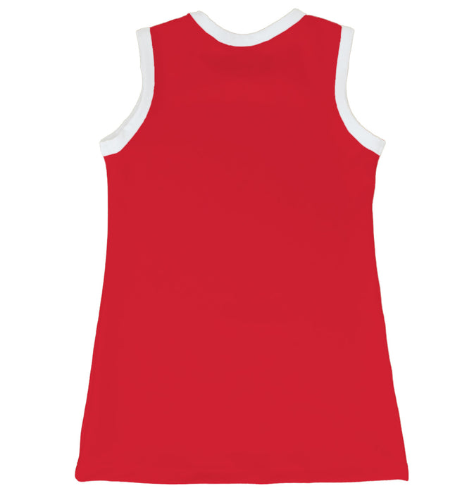 University of Houston Cougars Sleeveless Cheerleader A Line Dress White and Red - Vive La Fête - Online Apparel Store