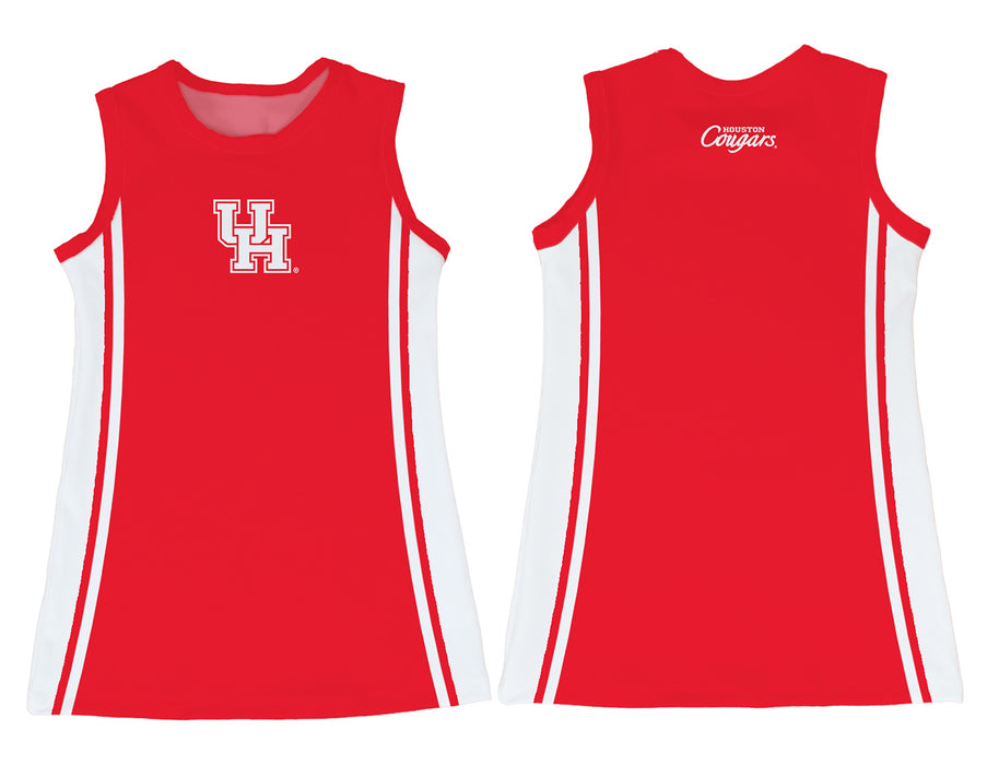 University of Houston Cougars Sleeveless Cheerleader A Line Dress Red - Vive La Fête - Online Apparel Store