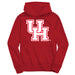 University of Houston Cougars Vive La Fete Red Cotton Youth Hoodie