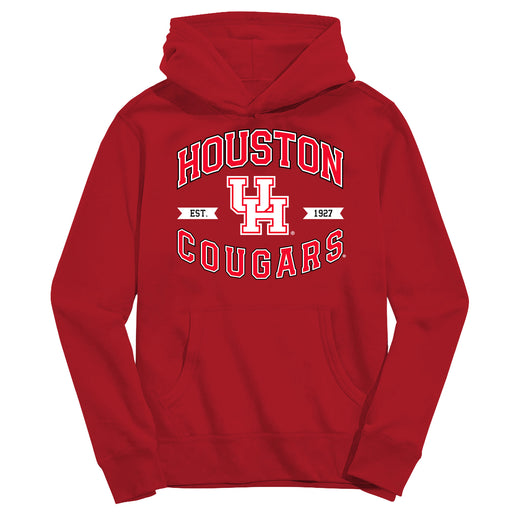 University of Houston Cougars Vive La Fete Red Cotton Youth Hoodie