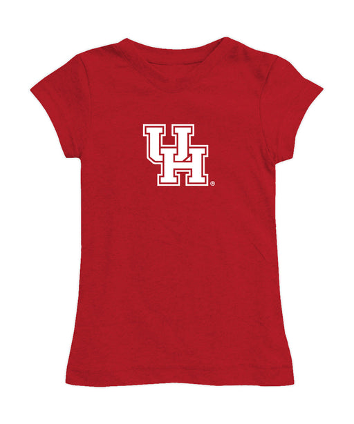 Houston Cougars Girl´s Fitted Cotton T-shirt Red