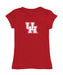 Houston Cougars Girl´s Fitted Cotton T-shirt Red