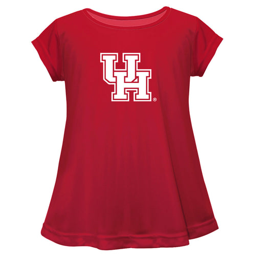 Houston Cougars Short Sleeve Youth Cotton Top Red