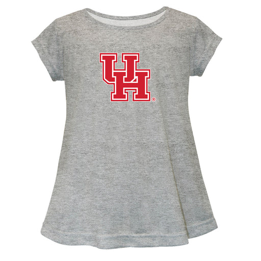 Houston Cougars Short Sleeve Youth Cotton Top Grey