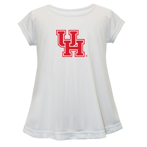 Houston Cougars Short Sleeve Youth Cotton Top White