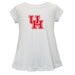 Houston Cougars Short Sleeve Youth Cotton Top White