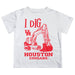 University of Houston Cougars Vive La Fete Excavator Boys Game Day White Short Sleeve Tee