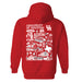 University of Houston Cougars Hand Sketched Artwork Cotton Fleece Women Hoodie - Vive La Fête - Online Apparel Store
