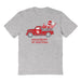 University of Houston Cougars Hand Sketched Vive La Fete Impressions Truck Grey T-shirt for Women