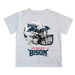 Howard University Bison Original Dripping Football Helmet White T-Shirt by Vive La Fete