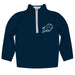 Howard University Bison Hand Sketched Vive La Fete Impressions Artwork  Blue Quarter Zip Pullover V1