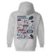 Howard University Bison Hand Sketched Artwork Cotton Fleece Women Hoodie - Vive La Fête - Online Apparel Store