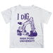 High Point University Panthers HPU Vive La Fete Excavator Boys Game Day White Short Sleeve Tee