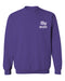 High Point University Panthers HPU Hand Sketched Vive La Fete Impressions Artwork Purple Crew Neck Sweatshirt for Women