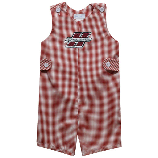 Henderson State Reddies Embroidered Red Gingham Boys Jon Jon