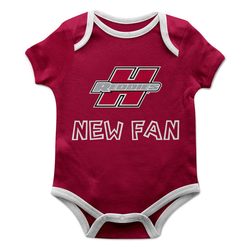 Henderson State Reddies Vive La Fete Infant Game Day Red Short Sleeve Onesie New Fan Logo and Mascot Bodysuit