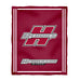 Henderson State Reddies Vive La Fete Kids Game Day Red Plush Soft Minky Blanket 36 x 48 Mascot