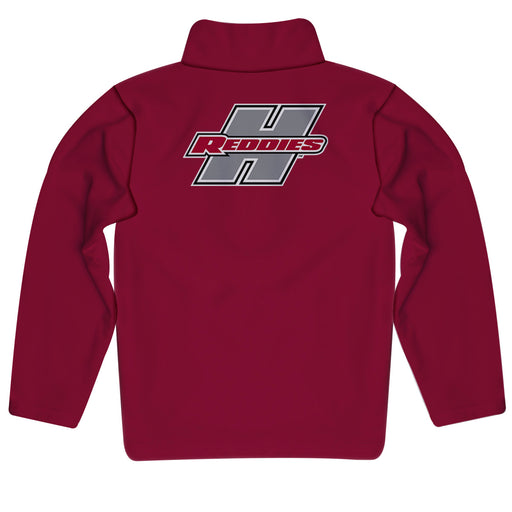 Henderson State Reddies Vive La Fete Game Day Solid Red Quarter Zip Pullover Sleeves - Vive La Fête - Online Apparel Store