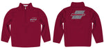 Henderson State Reddies Vive La Fete Game Day Solid Red Quarter Zip Pullover Sleeves - Vive La Fête - Online Apparel Store