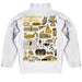 Idaho Vandals Hand Sketched Vive La Fete Impressions Artwork White Boys Quarter Zip Pullover - Vive La Fête - Online Apparel Store